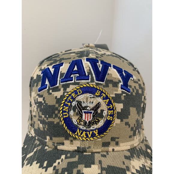 United States Navy Hat USN Digital Camo Cap Camouflage Depths To Stars CSI NWT - Picture 3 of 12